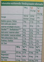 BelVita Original Petit Déjeuner pépites de chocolat - Informations nutritionnelles - fr